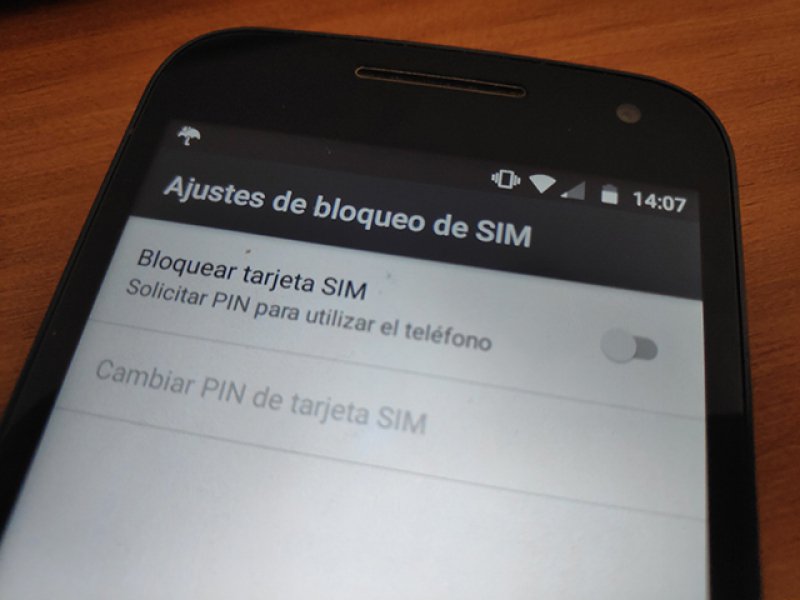Bloqueo de SIM en Android