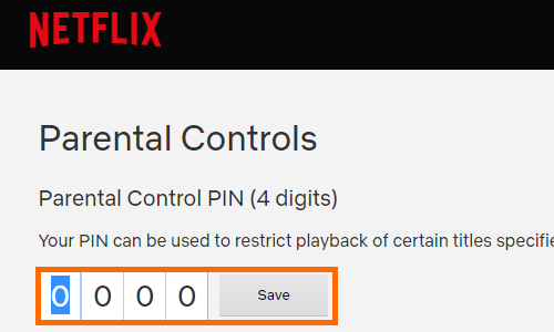 كيفية تعيين PIN على أساس مستويات النضج على Netflix 8