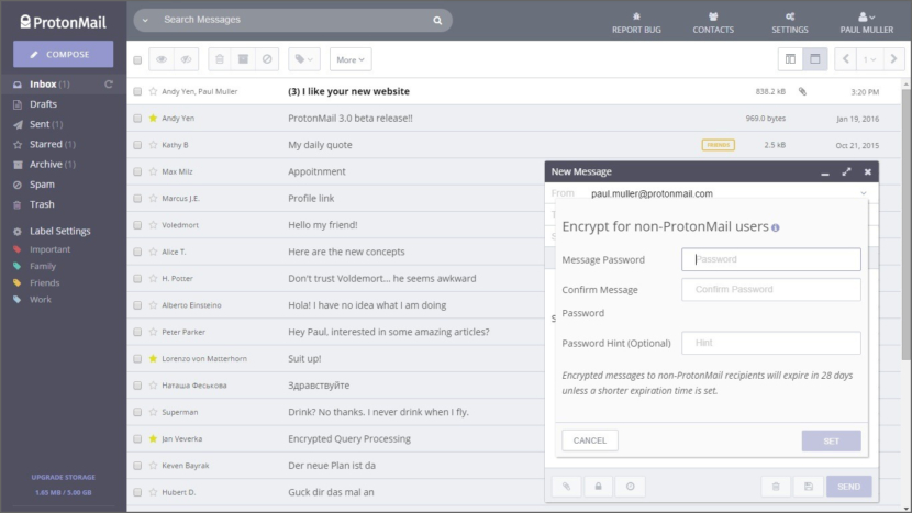 ProtonMail الأعمال التجارية مزود البريد الإلكتروني للأعمال