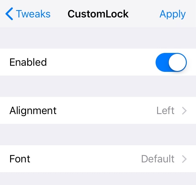 يتيح لك CustomLock تخصيص نص شاشة قفل جهاز iPhone الخاص بك 2