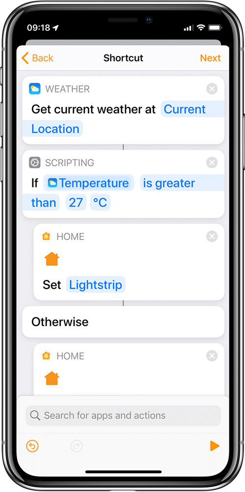 التغييرات والإضافات إلى التطبيق الرئيسي في iOS13 Beta 26