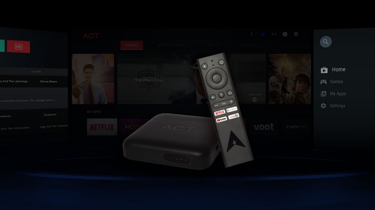 ACT Stream TV 4K Media Streaming Box With Android TV Now Available to Subscribers in 4 Cities