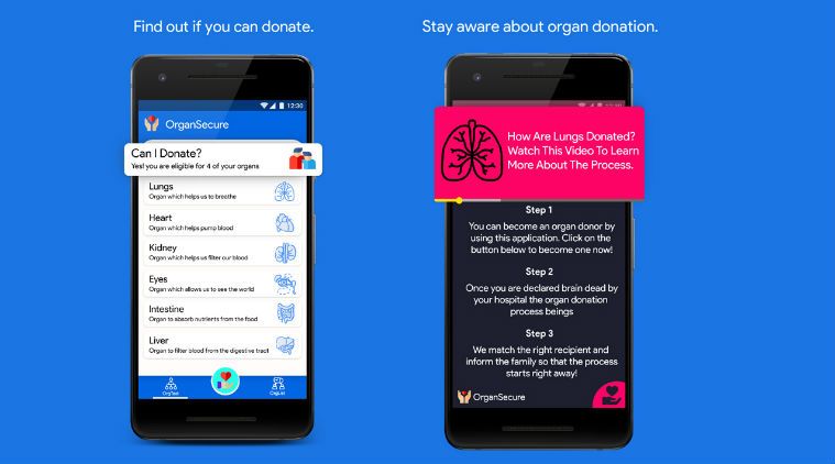 OrganSecure هو تطبيق للطلاب الهنود يستخدم الذكاء الاصطناعى لتسهيل التبرع بالأعضاء 2
