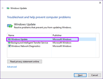 حل Windows 10 تعذر الاتصال بخدمة تحديث العدد 8