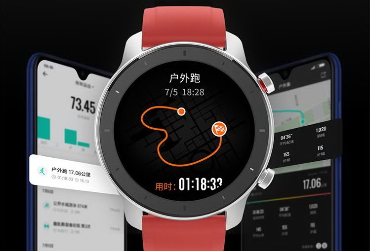 قدمت الشركة المصنعة Xiaomi ساعة ذكية Amazfit GTR: NFC و GPS وما يصل إلى 74 يومًا من العمل 7