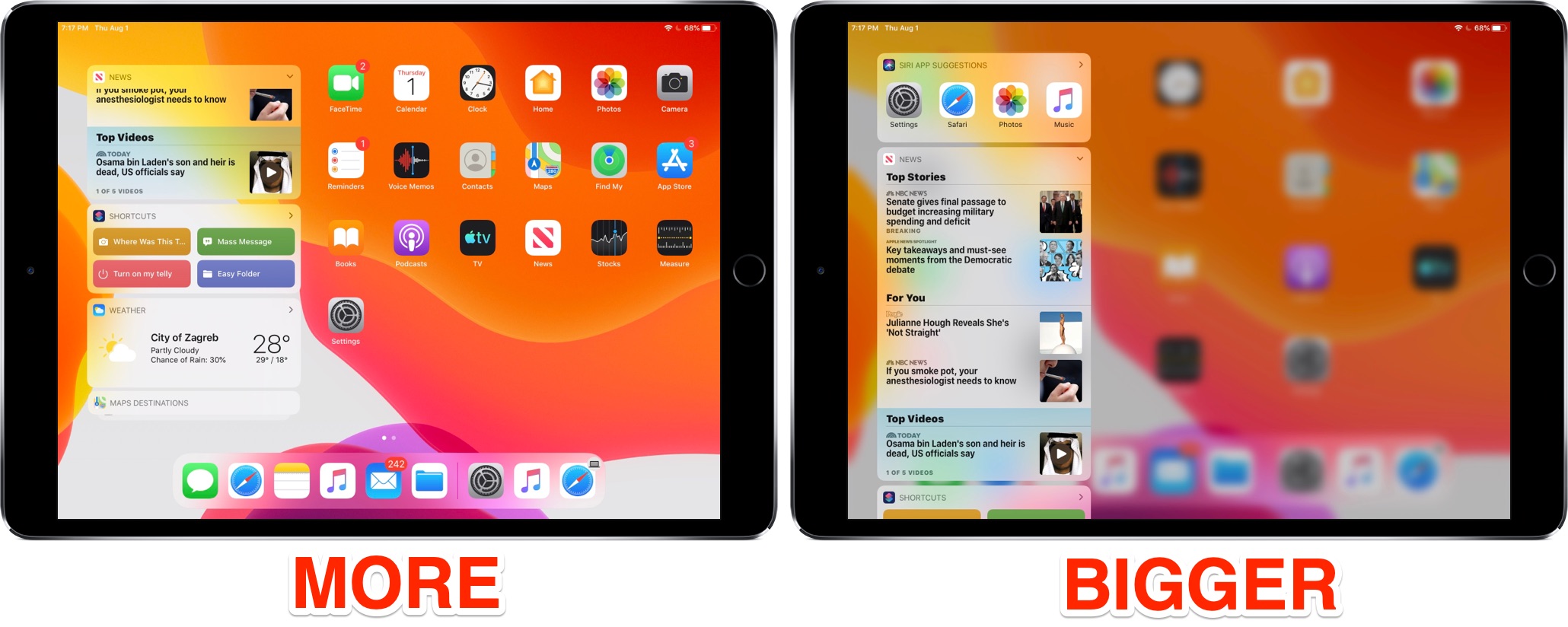 كيفية جعل أيقونات التطبيق على iPad أصغر بحيث يمكنك وضع المزيد من التطبيقات على الشاشة الرئيسية 5