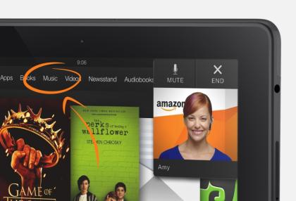 Amazon Kindle  النار HDX 8.9