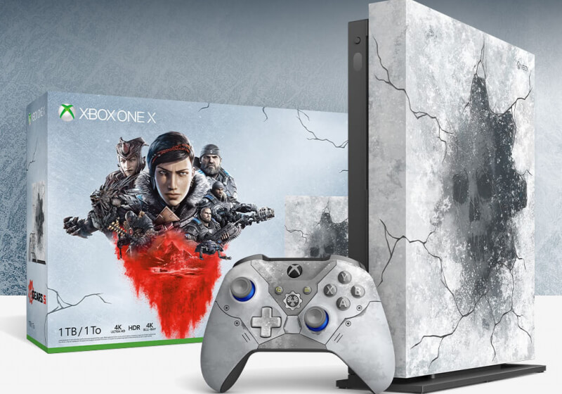 أعلنت Microsoft عن إصدار Xbox One X لجهاز Gears 5 ، وهو أول طراز محدود الإصدار منذ Project Scorpio