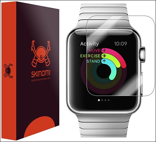 Skinomi TechSkin 6 Pack Apple Watch واقي الشاشة