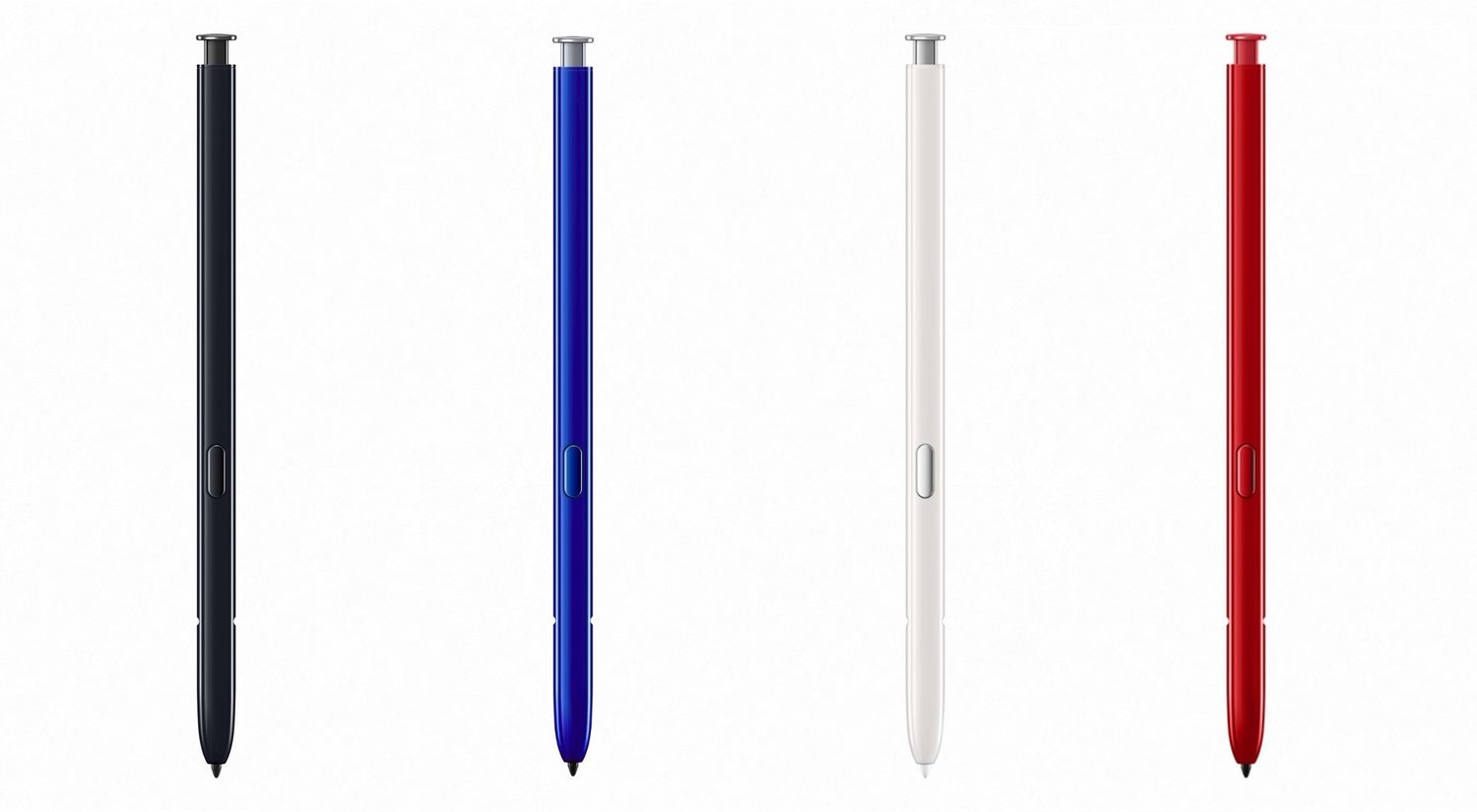 قلم S Pen مختلف حسب ألوانها.
