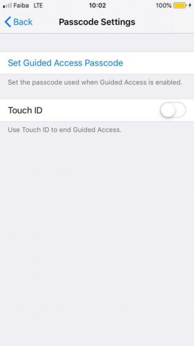 قفل تطبيقات إعدادات فون إعدادات رمز المرور Touchid