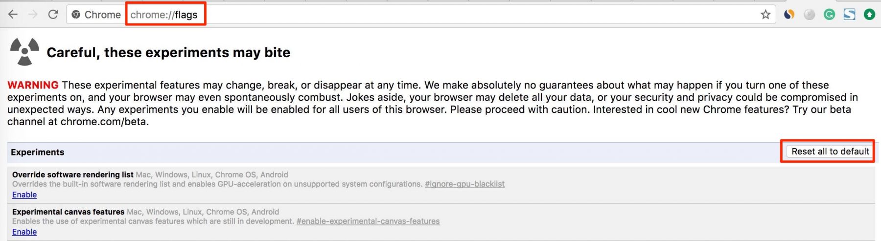 إعادة تعيين Chrome لإصلاح خطأ صفحة الويب غير متوفرة DNS_PROBE_FINISHED_NXDOMAIN
