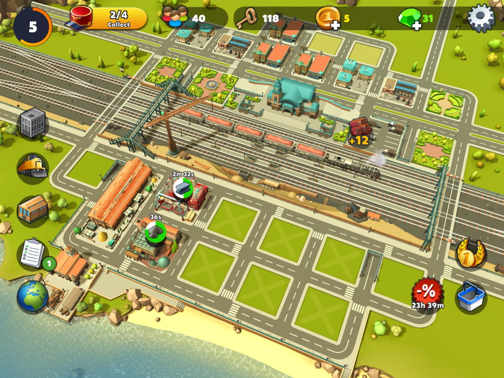 TrainStation 2: محطة سكك حديد Empire iOS والمدينة