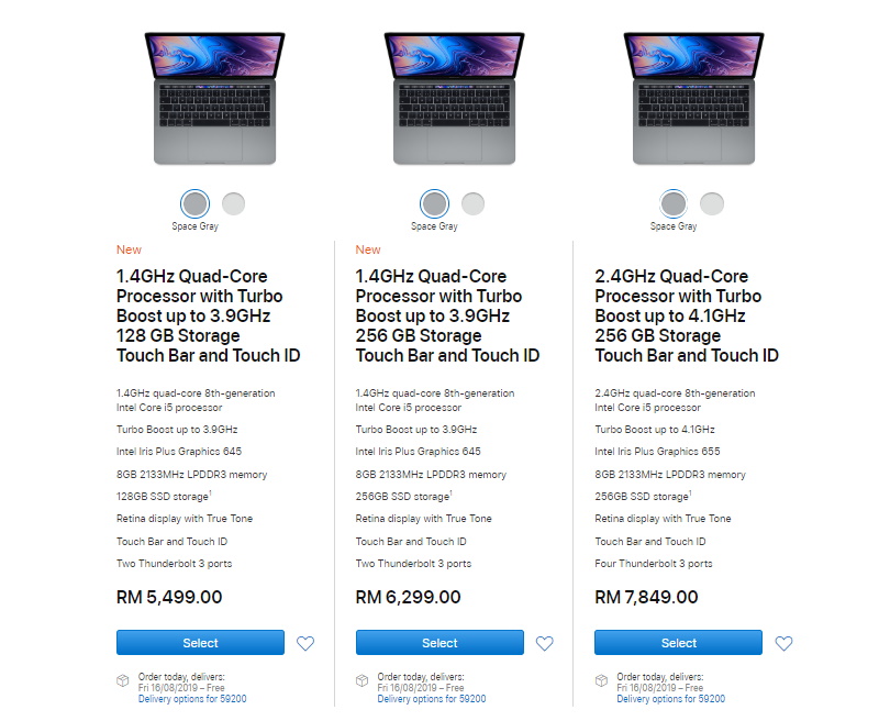 تم الآن تحديث MacBook Pro على مستوى مبتدئ متوفر الآن لماليزيا: يبدأ في RM 5499 1