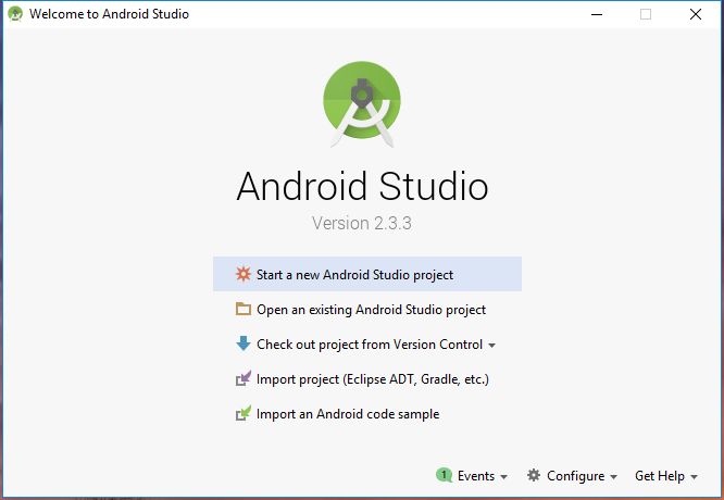 Android Studio 2.3.3