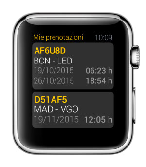 سوف Vueling أيضا إطلاق التطبيق تحديد الموقع الجغرافي ل Apple Watch 2