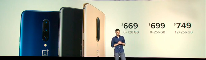 يصل OnePlus 7 Pro بشاشة عرض 90 هرتز وكاميرا قابلة للسحب و 855 أنف العجل 5