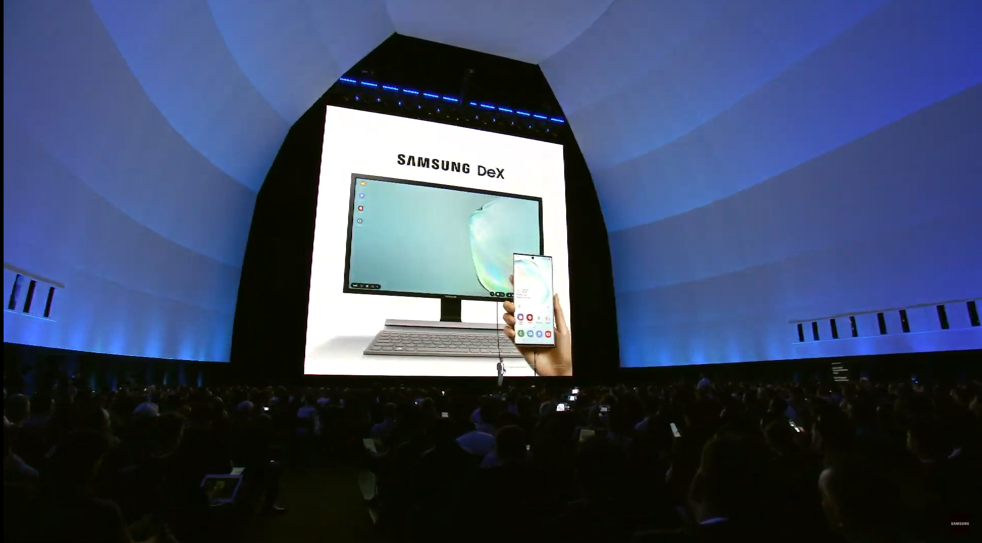 يعرض Samsung ميزات Microsoft للكمبيوتر الشخصي في Unpacked 2019