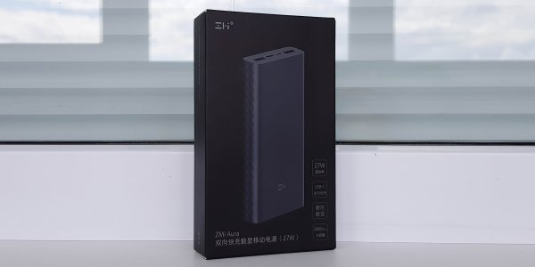 Xiaomi ZMI Powerbank Aura 20،000 mAh: مراجعة ، تفكيك ، اختبار