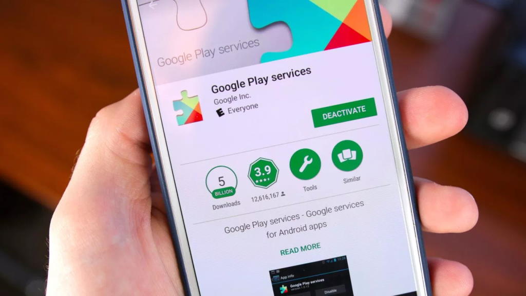 bateria Android Google Play Services