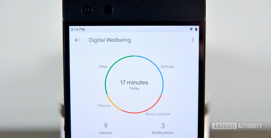 يأتي وضع التركيز على الإصدار التجريبي من الرفاهية الرقمية ، والذي يشبه وضع Zen في OnePlus
