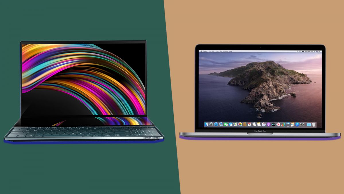 MacBook Pro 2019 vs Asus ZenBook Pro Duo - ما هو أفضل كمبيوتر محمول احترافي؟
