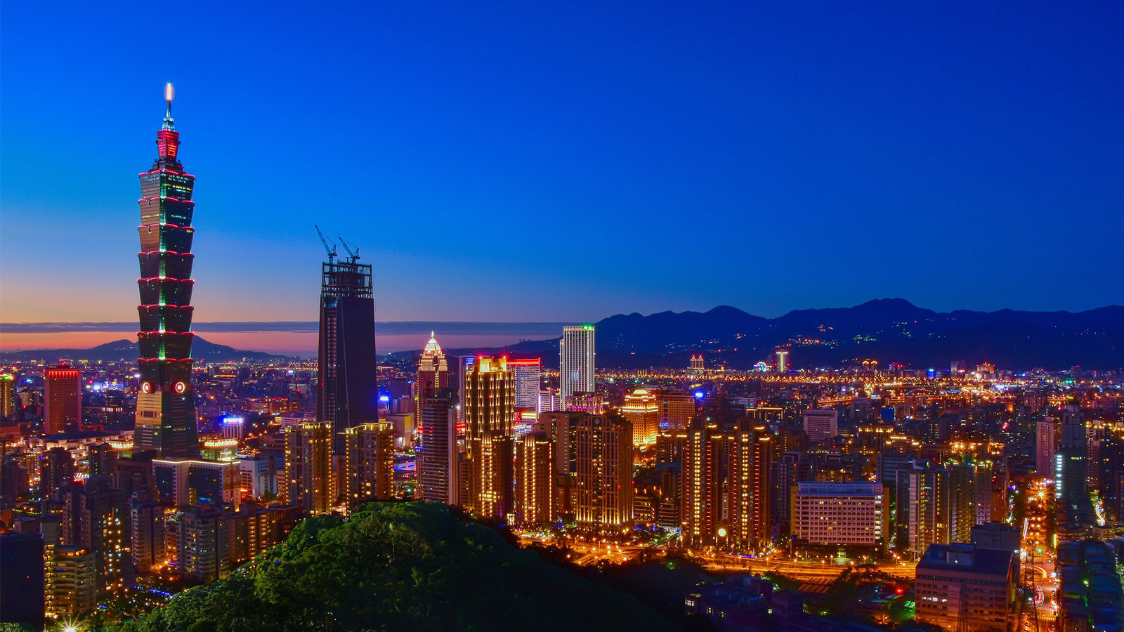 Taiwan Taipei Skyline