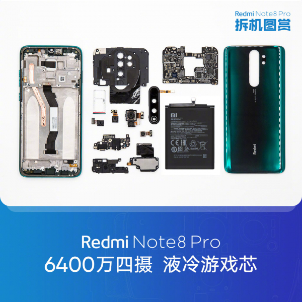 redmi Note 8 Pro: Teardown يؤكد دعم Quick Charge 3.0