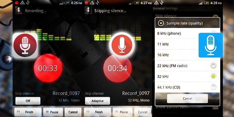 5 من أفضل تطبيقات مسجل الصوت للأندرويد