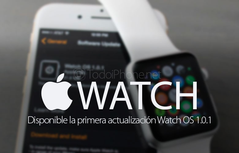 Apple Watch: Apple تطلق أول تحديث على مدار الساعة 1