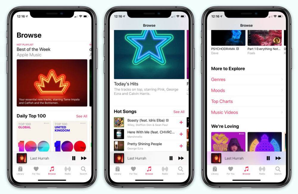 Apple موسيقى: Apple crée une playlist qui regroupe quotidiennement les nouvelles chansons