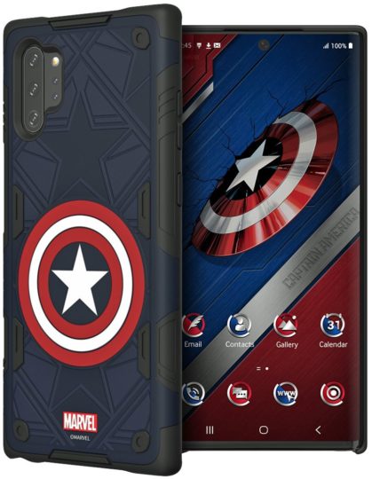 Galaxy Note  10 Marvel الحالات الواردة: Captain America و Iron Man والمزيد
