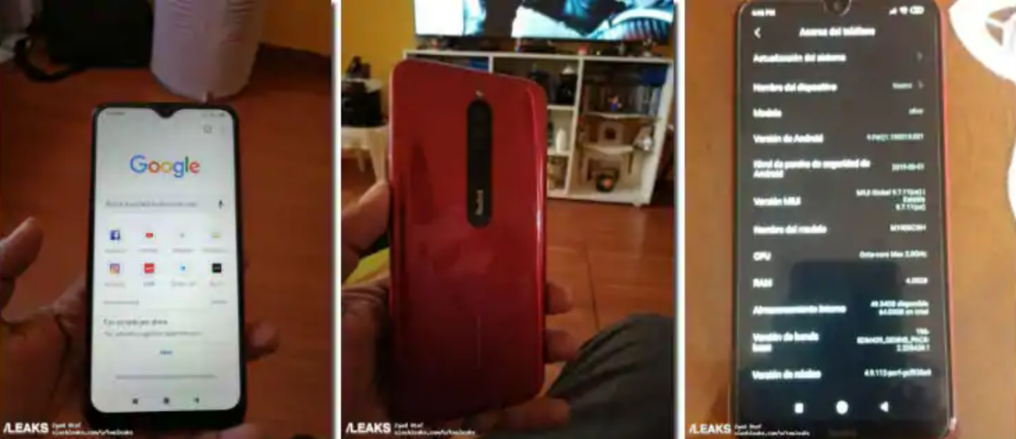 Redmi 8A Live Photos Leaked Online