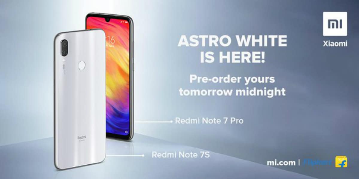Redmi Note 7 Pro, Redmi Note 7S Astro White Colour Variant Launched in India: Price, Specifications, Pre-Order Details