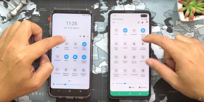 Samsung: يظهر الفيديو Android 10 و One UI 2.0 على Galaxy S10 +