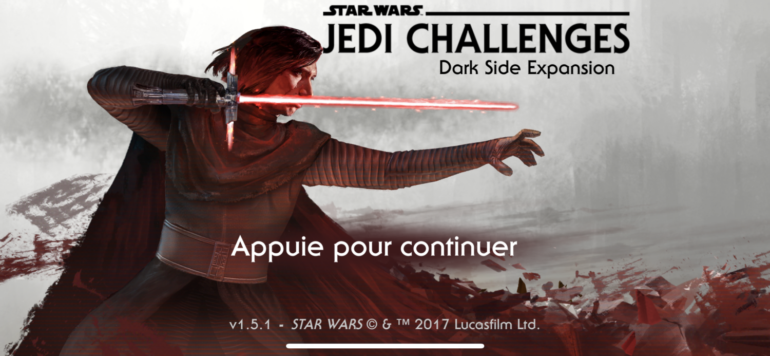 Test-Jedi Challenges ، وأخيرا لعبة حرب النجوم في الواقع المعزز