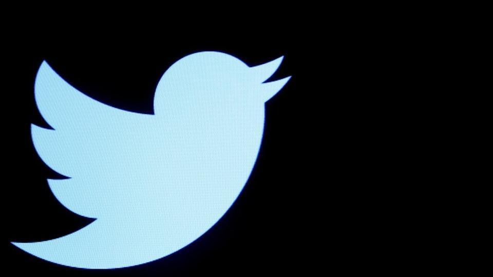 FILE PHOTO - The Twitter logo is displayed on a screen on the floor of the New York Stock Exchange (NYSE) in New York City, U.S., September 28, 2016. REUTERS/Brendan McDermid/File Photo