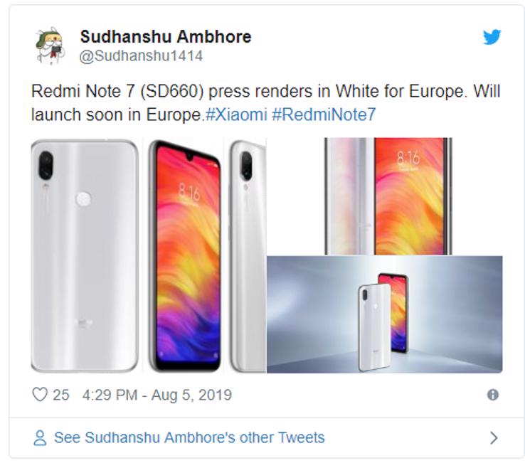 redmi Note 7 أسترو وايت ، قريبا في أوروبا 134
