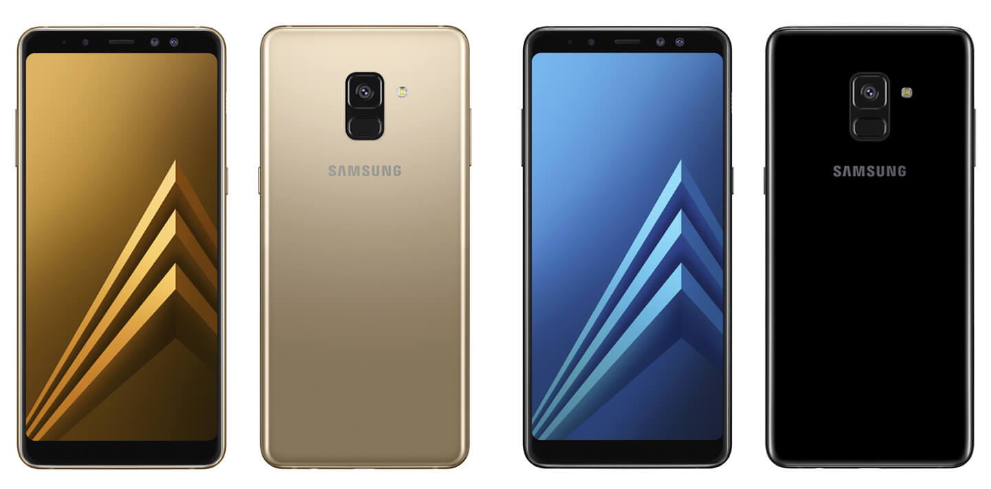 إصدارات سامسونج Galaxy أجهزة A8 و A8 + 2018