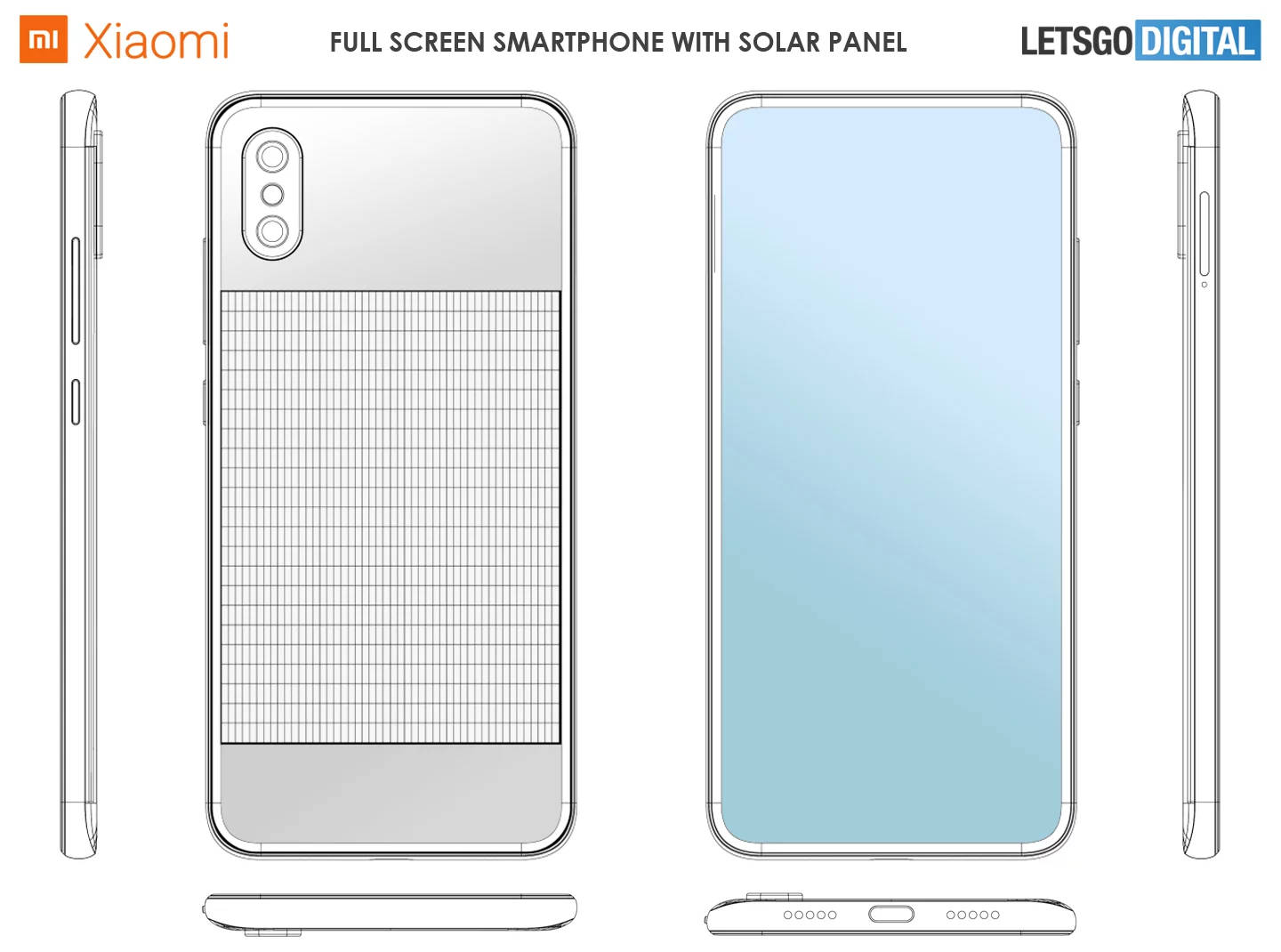 براءة اختراع Xiaomi هاتف ذكي ... مع الطاقة الشمسية 26