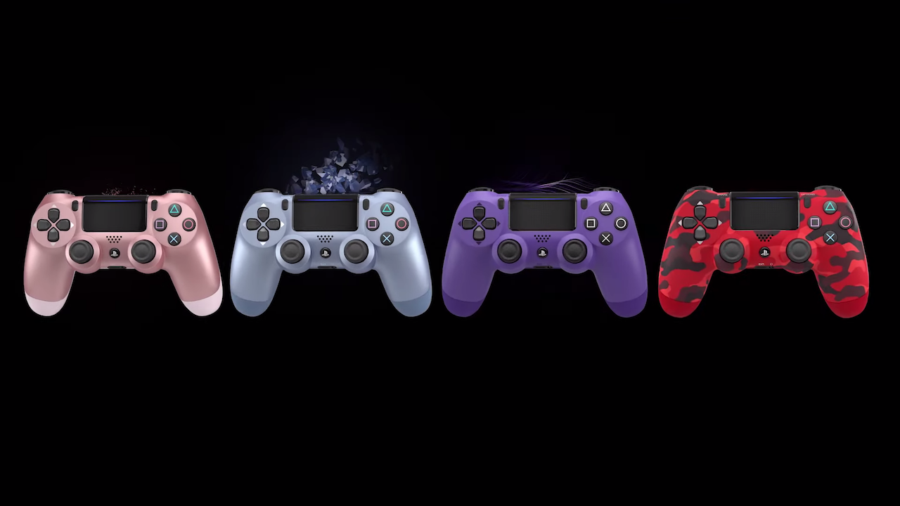 تأتي أجهزة التحكم PS4 DualShock 4 الآن بأربعة ألوان جديدة