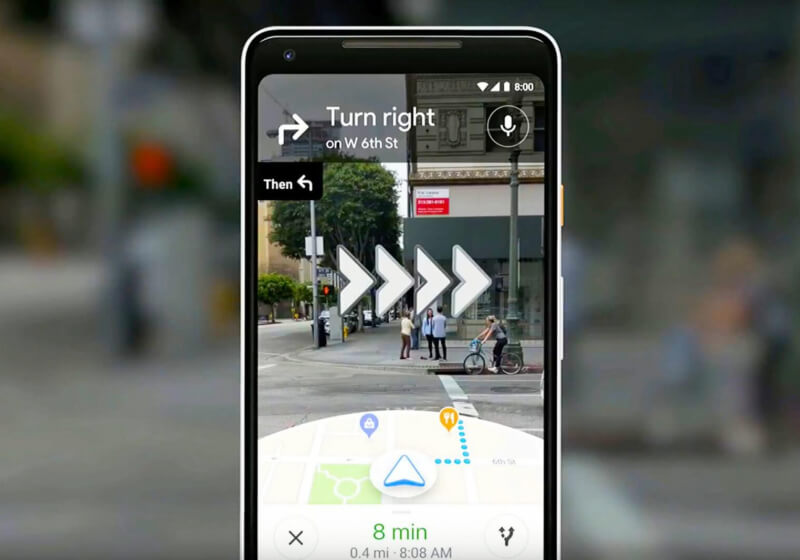 تتوفر الآن ميزة الملاحة AR الخاصة بخرائط Google في نظامي Android و iPhone