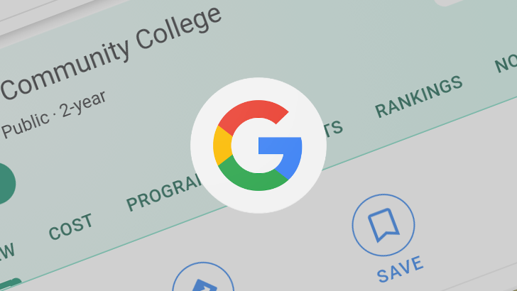 تساعدك أدوات البحث في الجامعات من Google الآن في اختيار درجة أو برنامج لمدة عامين