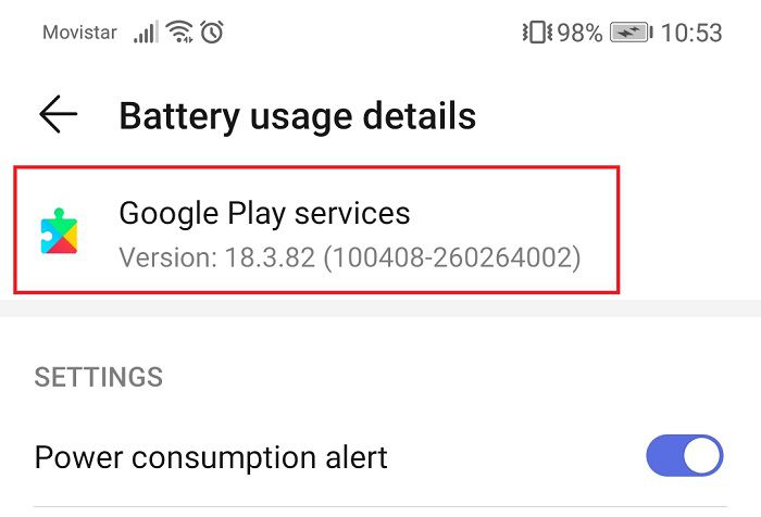 خطأ خدمات Google Play "width =" 700 "height =" 476