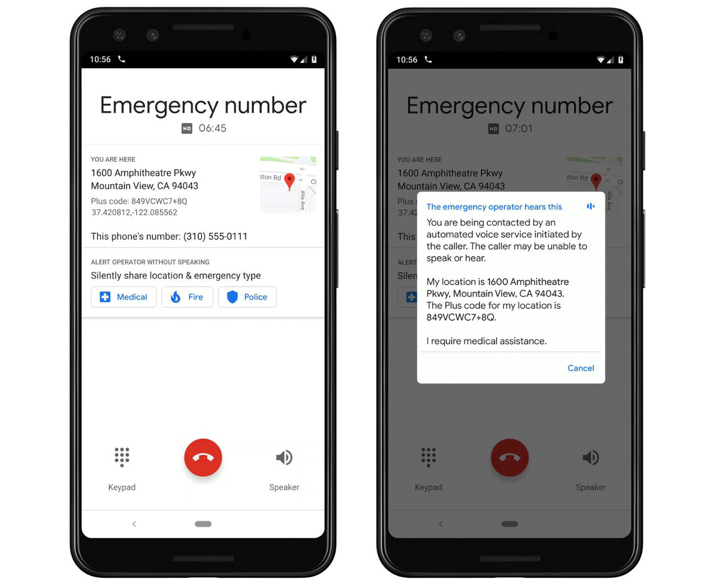 جوجل لإطلاق خدمة الصوت الآلي لمكالمات الطوارئ على هواتف أندرويد مختارة