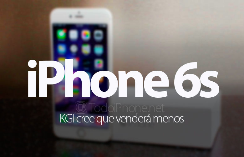 سيبيع iPhone 6s القليل حسب KGI 1