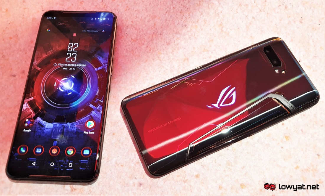 فيما يلي الاختلافات بين ASUS ROG Phone II بالنسبة لماليزيا و Tencent Edition