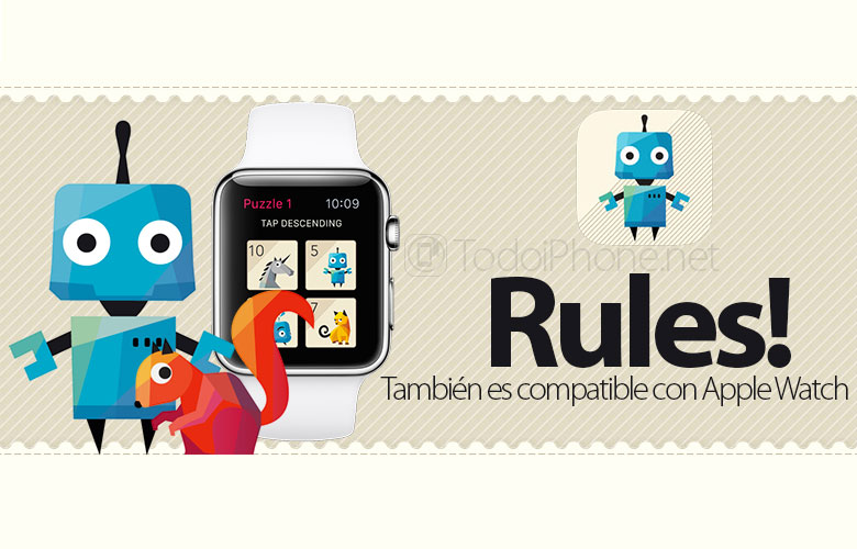 قواعد! لعبة اللغز متوافقة بالفعل مع Apple Watch 1