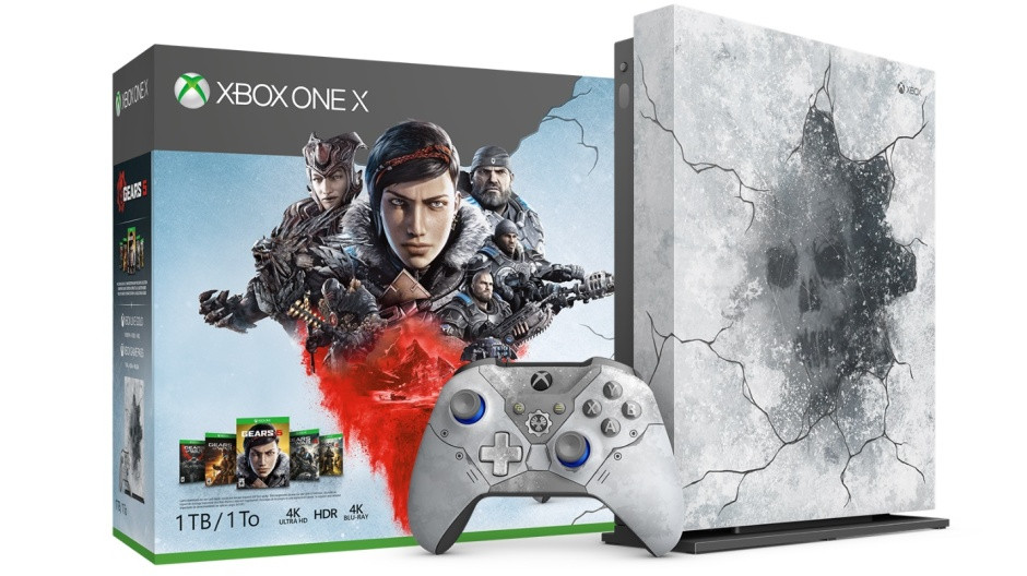 كشف Glorious Limited Edition Gears 5 نظام Xbox One X 1