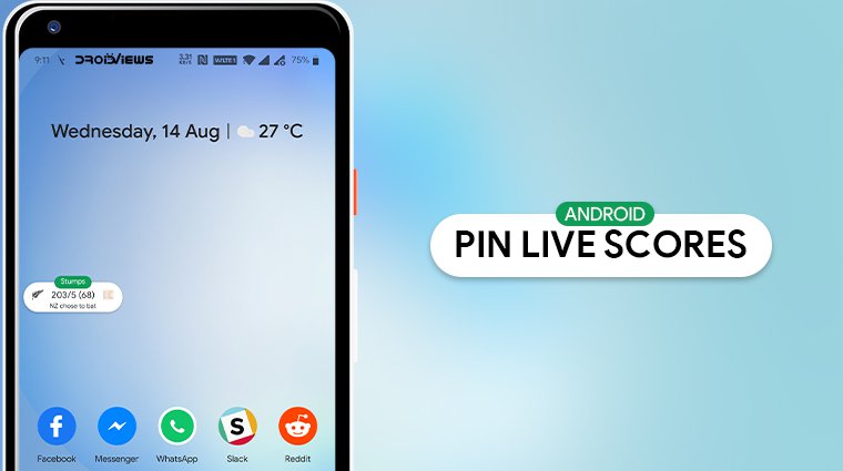 pin live score android screen